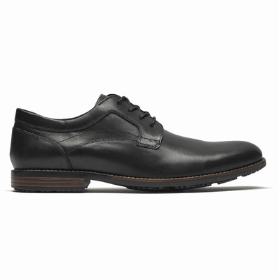 Rockport Dustyn Plain Toe Oxfords Schuhe Herren Schwarz ICM-207596